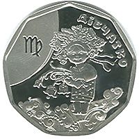 Virgo (Little Girl) - silver, 2 uah (2014)