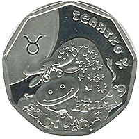 Taurus (Little Bull) - silver, 2 uah (2014)