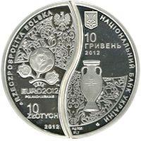 UEFA EURO 2012TM Poland - Ukraine - silver, 10 uah (2012)