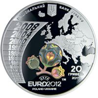 UEFA Euro 2012TM Final Tournament - silver, 20 uah (2011)