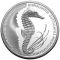 Seahorse (Hippocampus) - silver, 10 uah (2003)