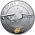 AN-225 `Mria`aircraft - silver, 20 uah (2002)