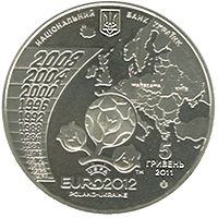 UEFA Euro 2012TM Final Tournament, 5 uah (2011)