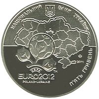 UEFA Euro 2012TM Final Tournament. City of Kyiv, 5 uah (2011)